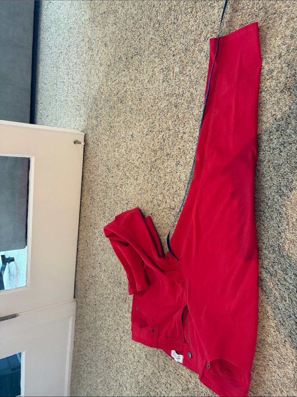 crown & ivy Bright Red Women's skinny Pants